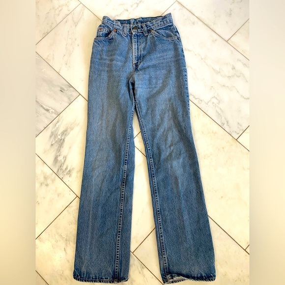Levi's Denim - Vintage Levi’s orange tag denim jeans size 9 (waist 25) medium wash EUC